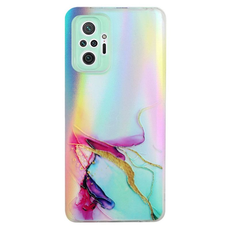 Capa Para Xiaomi Redmi Note 10 Pro Mármore Efeito Laser