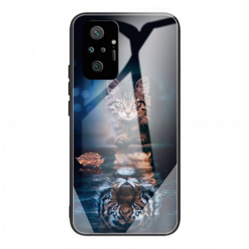 Capa Para Xiaomi Redmi Note 10 Pro Meu Vidro Temperado Tigre