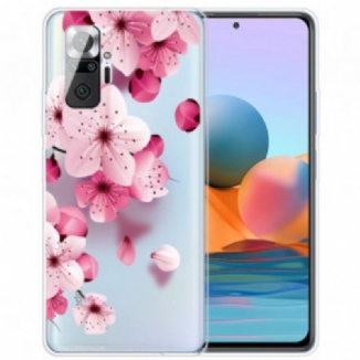 Capa Para Xiaomi Redmi Note 10 Pro Pequenas Flores Cor De Rosa