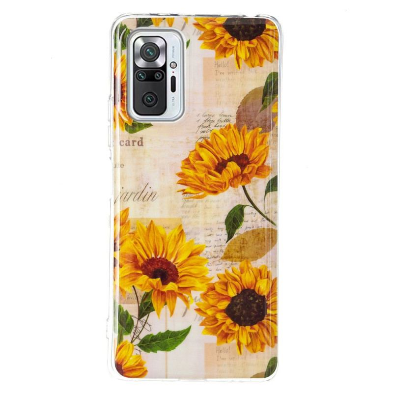 Capa Para Xiaomi Redmi Note 10 Pro Série Flor Fluorescente