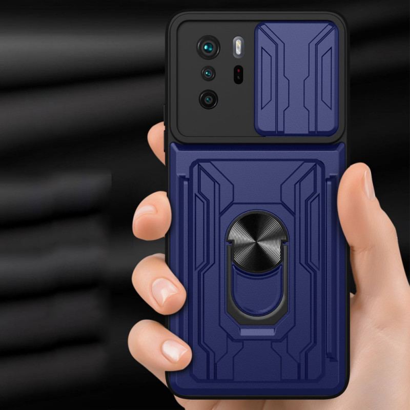 Capa Para Xiaomi Redmi Note 10 Pro Suporte E Protetor De Lente E Suporte