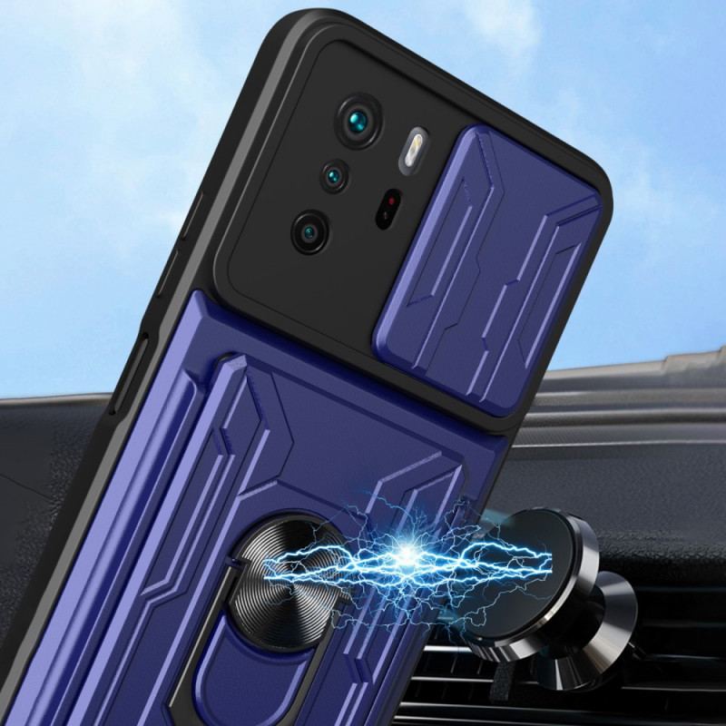 Capa Para Xiaomi Redmi Note 10 Pro Suporte E Protetor De Lente E Suporte