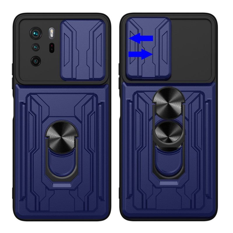 Capa Para Xiaomi Redmi Note 10 Pro Suporte E Protetor De Lente E Suporte