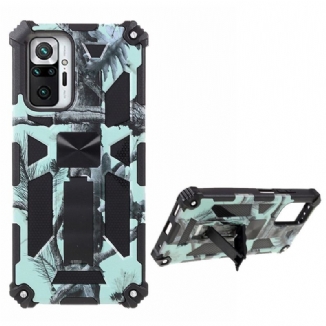 Capa Para Xiaomi Redmi Note 10 Pro Suporte Removível De Camuflagem