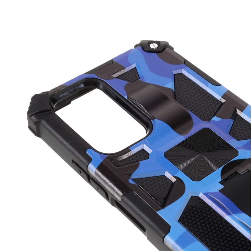 Capa Para Xiaomi Redmi Note 10 Pro Suporte Removível De Camuflagem