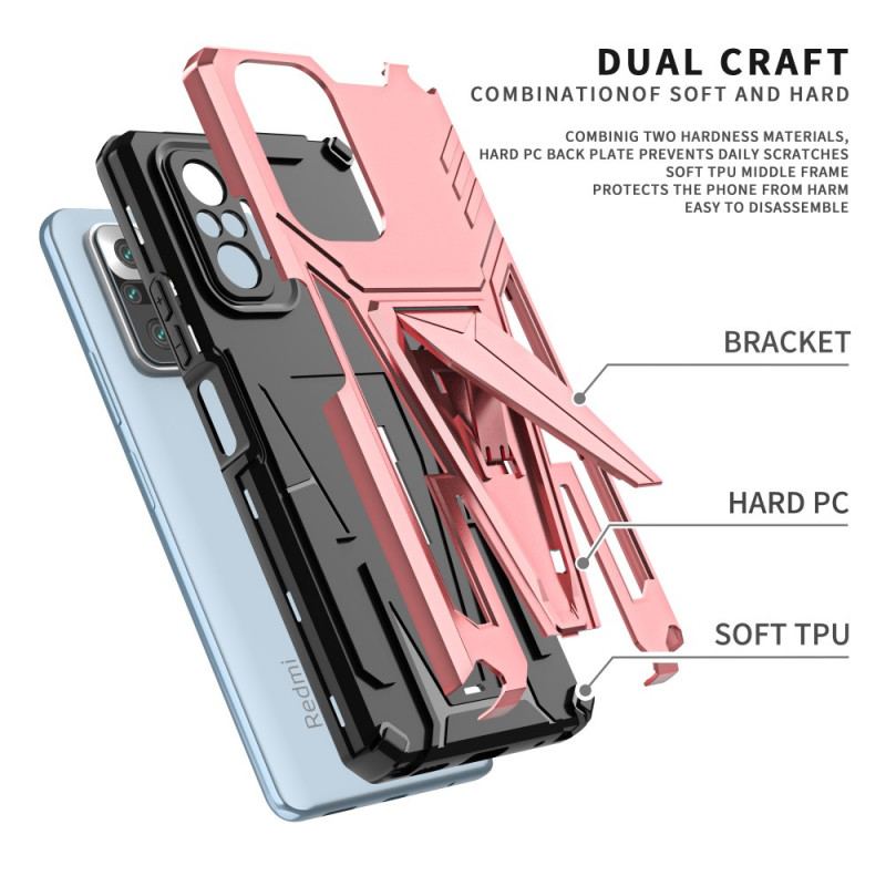 Capa Para Xiaomi Redmi Note 10 Pro Suporte Removível Resistente