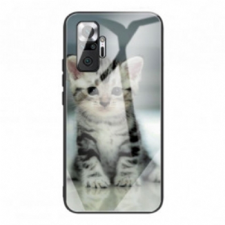 Capa Para Xiaomi Redmi Note 10 Pro Vidro Temperado Gatinho