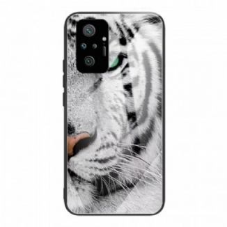 Capa Para Xiaomi Redmi Note 10 Pro Vidro Temperado Tigre