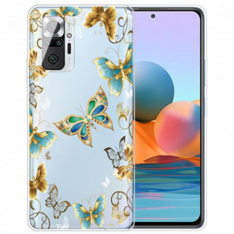 Capa Para Xiaomi Redmi Note 10 Pro Vôo De Borboletas