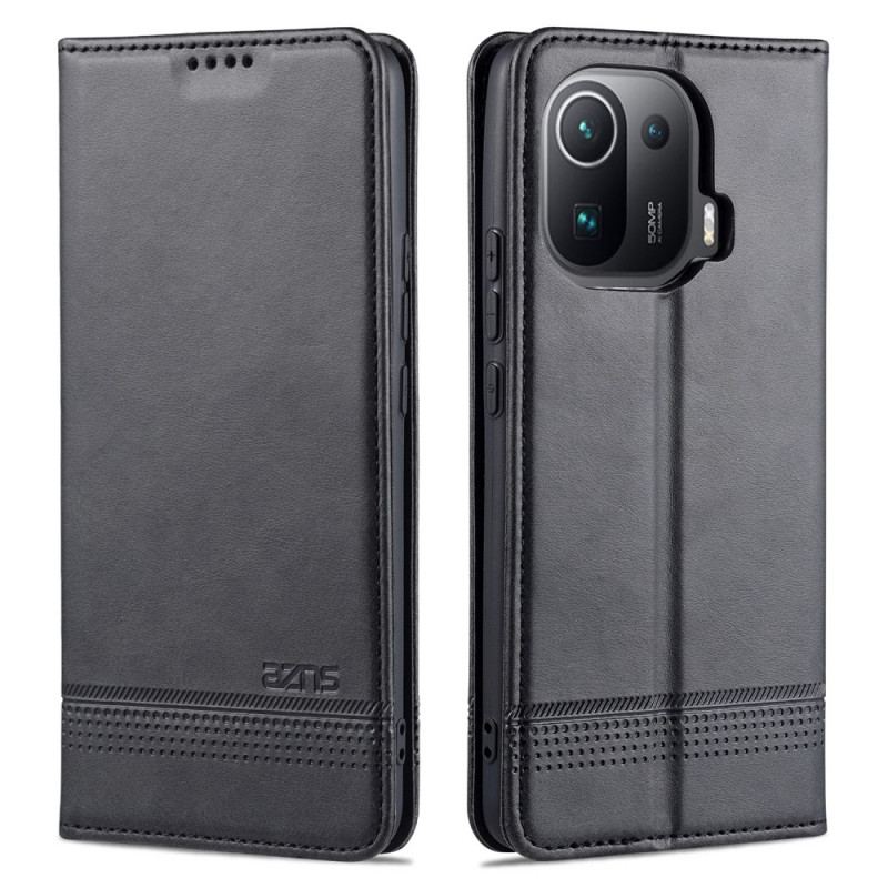 Capa De Celular Para Xiaomi Mi 11 Pro Flip Estilo De Couro Azns