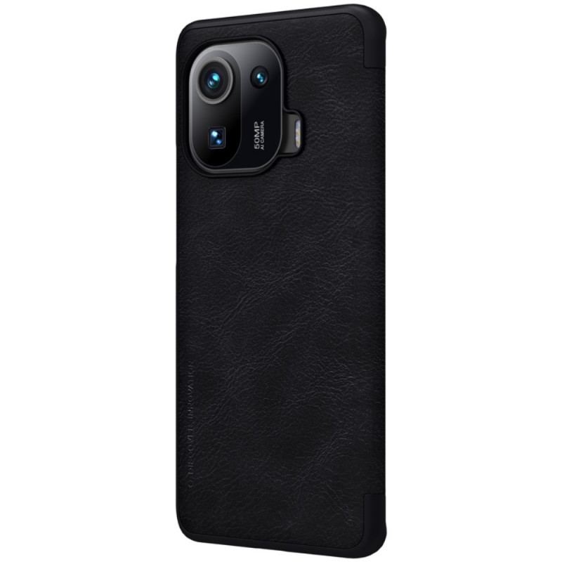 Capa De Celular Para Xiaomi Mi 11 Pro Flip Série Nillkin Qin