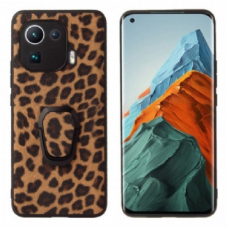 Capa De Celular Para Xiaomi Mi 11 Pro Suporte De Anel Estilo Leopardo