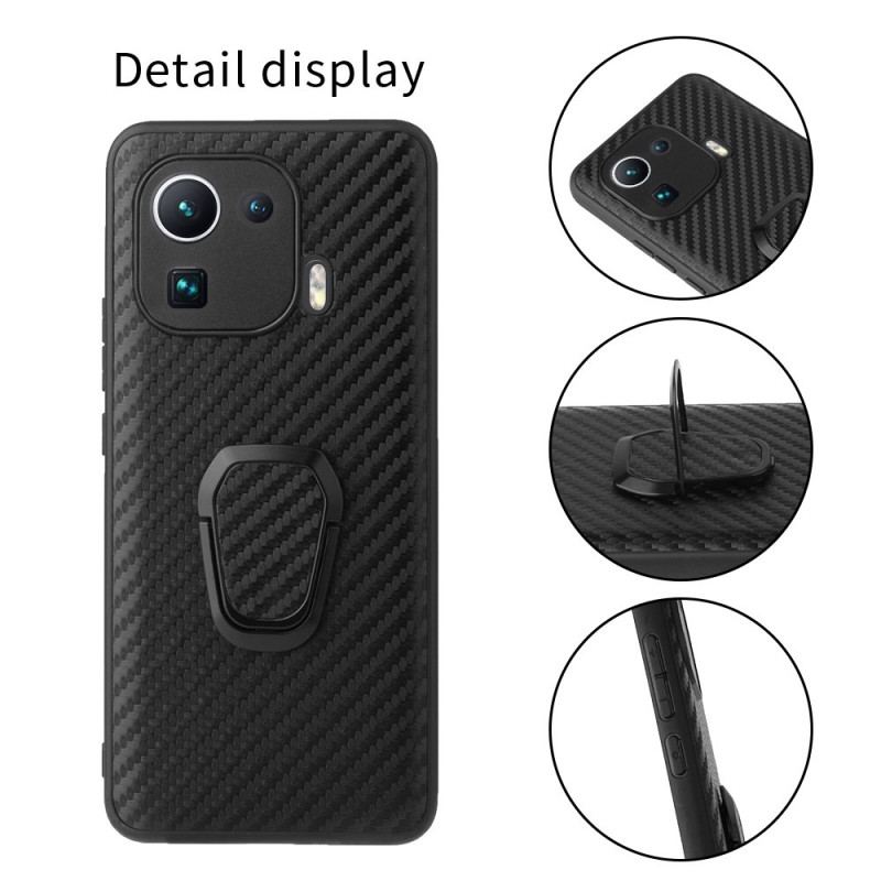 Capa De Celular Para Xiaomi Mi 11 Pro Suporte De Anel Estilo Leopardo