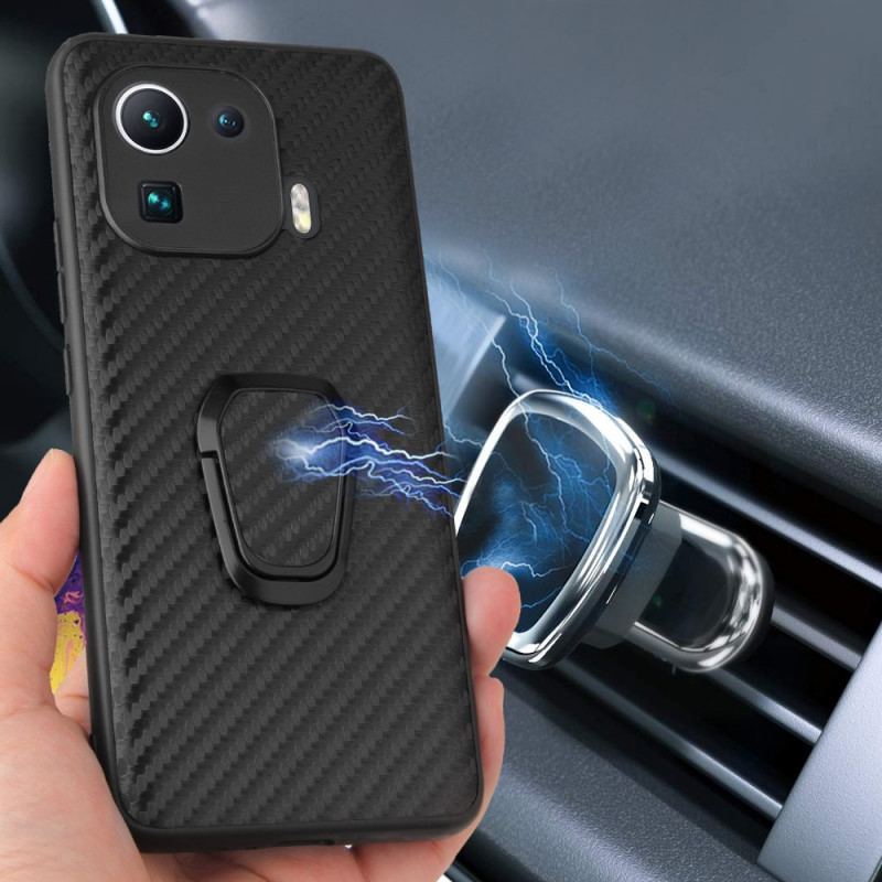 Capa De Celular Para Xiaomi Mi 11 Pro Suporte De Anel Estilo Leopardo