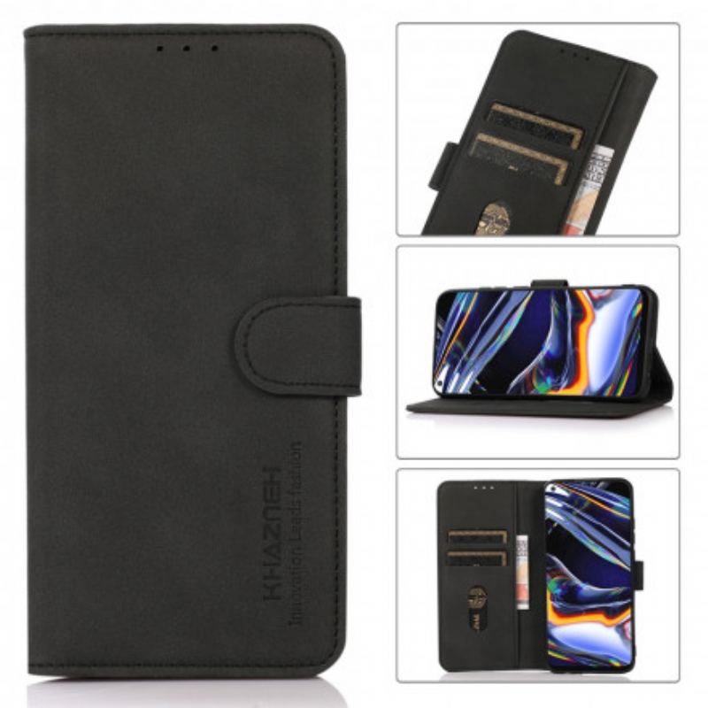 Capa Em Pele Para Xiaomi Mi 11 Pro Khazneh Moda Efeito Couro