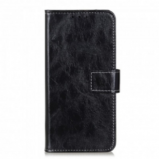 Capa Flip Para Xiaomi Mi 11 Pro Costuras Brilhantes E Expostas