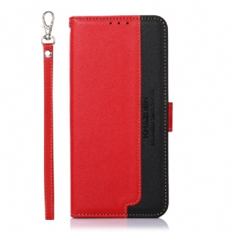 Capa Flip Para Xiaomi Mi 11 Pro Estilo Lichia Rfid Khazneh