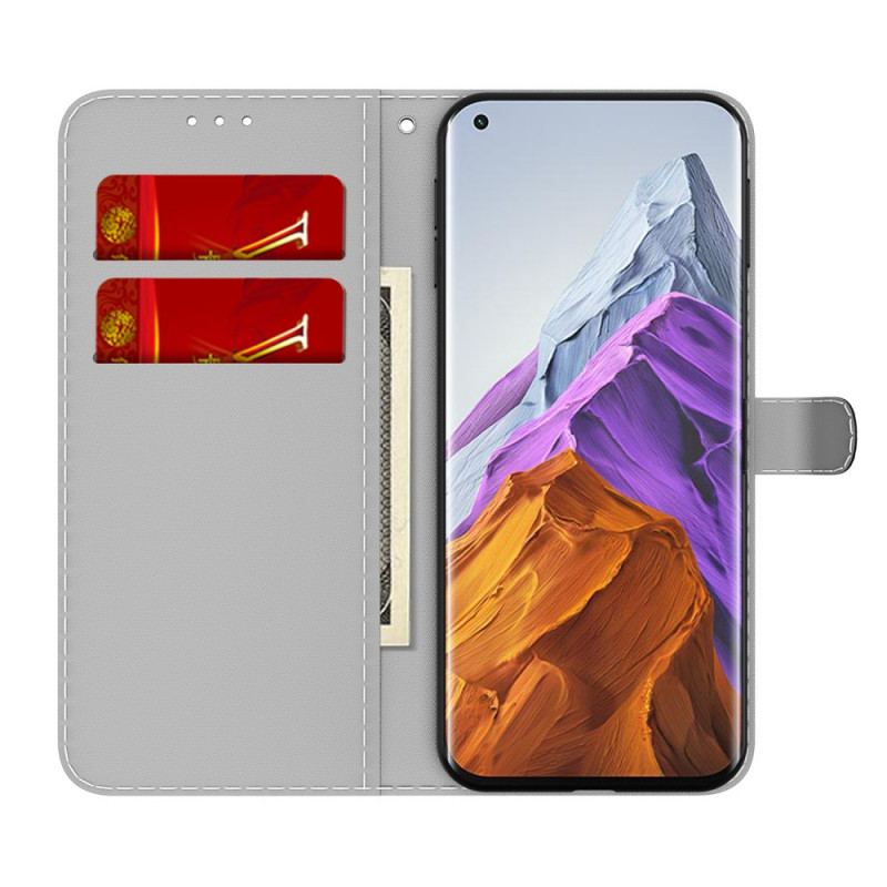 Capa Flip Para Xiaomi Mi 11 Pro Padrão Abstrato