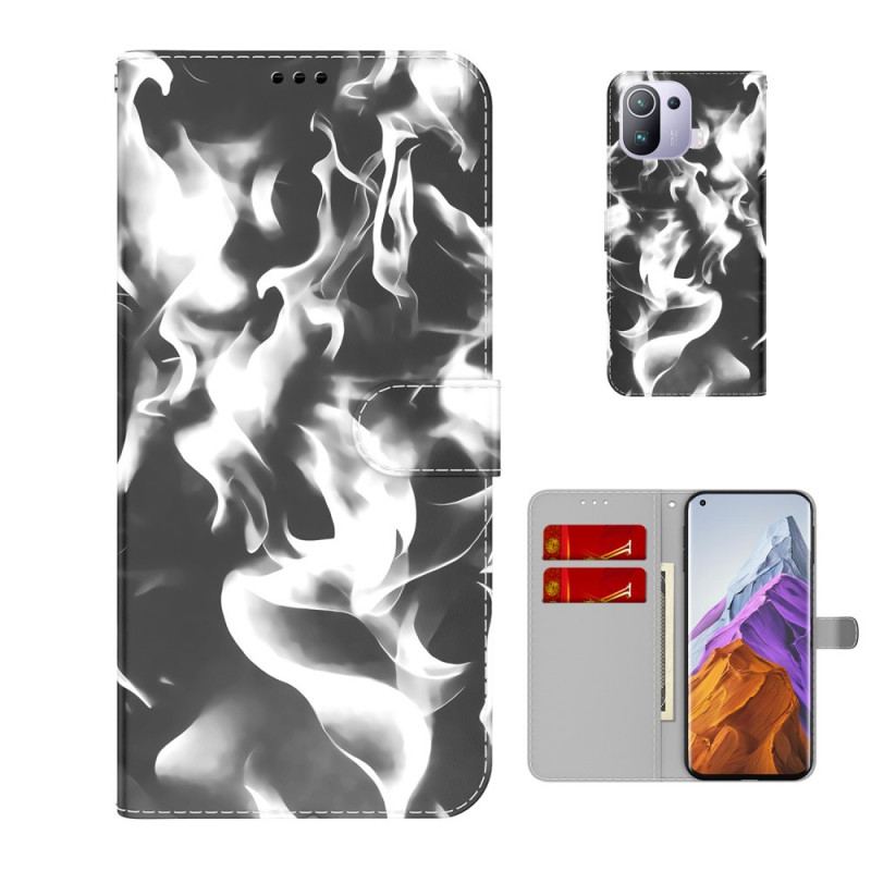 Capa Flip Para Xiaomi Mi 11 Pro Padrão Abstrato