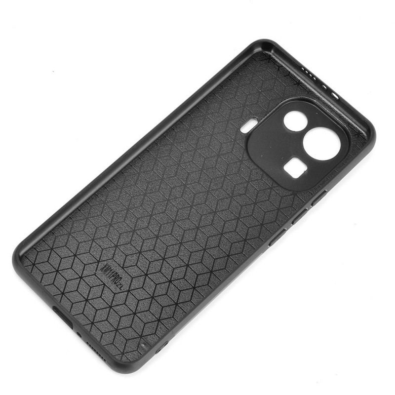 Capa Para Xiaomi Mi 11 Pro Efeito Couro Couture