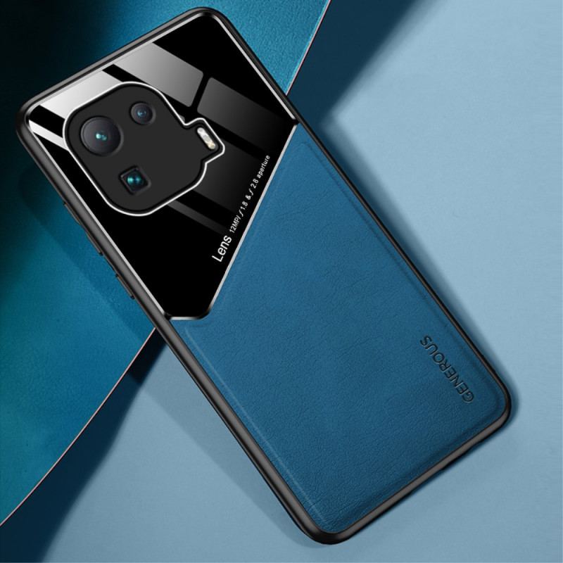 Capa Para Xiaomi Mi 11 Pro Efeito Couro Magnético