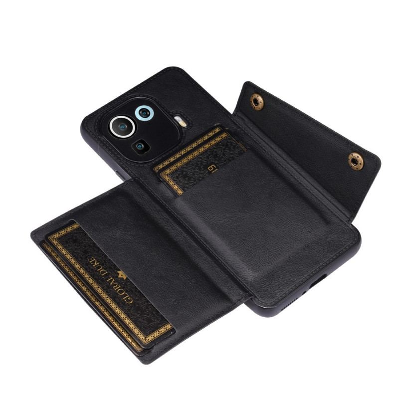 Capa Para Xiaomi Mi 11 Pro Capa Tipo Carteira Snap Wallet