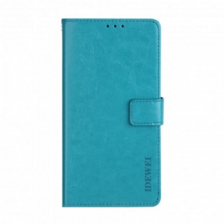 Capa Flip Para Vivo Y72 5G Imitação De Couro Idewei