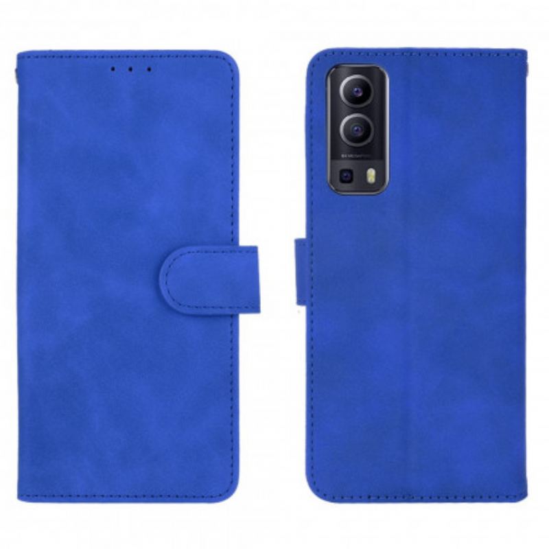 Capa Folio Para Vivo Y72 5G Toque De Pele