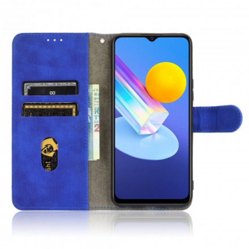 Capa Folio Para Vivo Y72 5G Toque De Pele