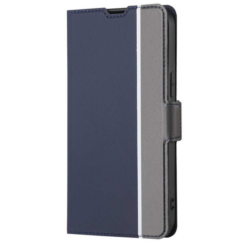 Capa De Celular Para OnePlus 10 Pro 5G Flip Dois Tons