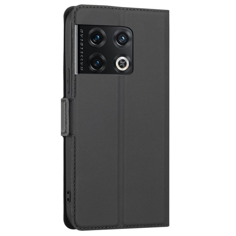 Capa De Celular Para OnePlus 10 Pro 5G Flip Dois Tons