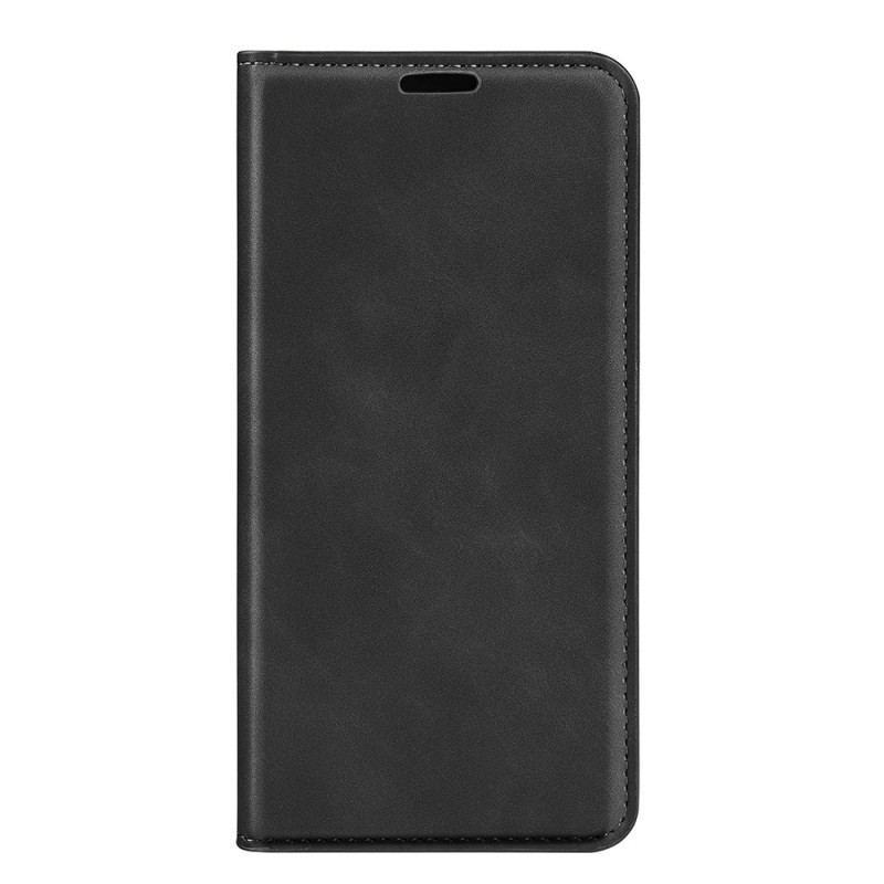 Capa De Celular Para OnePlus 10 Pro 5G Flip Efeito Couro Macio Seda