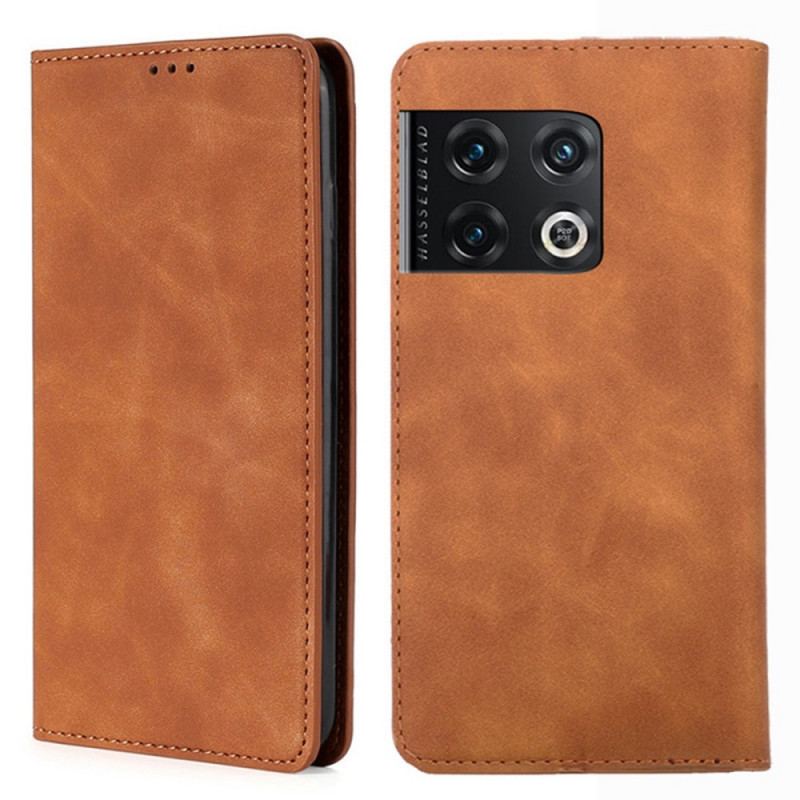 Capa De Celular Para OnePlus 10 Pro 5G Flip Estilo De Couro