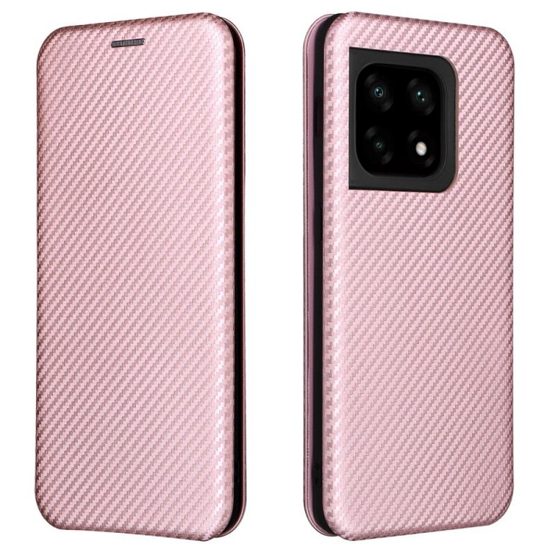 Capa De Celular Para OnePlus 10 Pro 5G Flip Fibra De Carbono