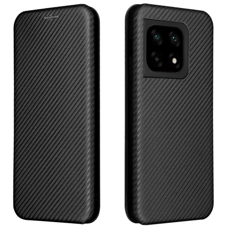 Capa De Celular Para OnePlus 10 Pro 5G Flip Fibra De Carbono