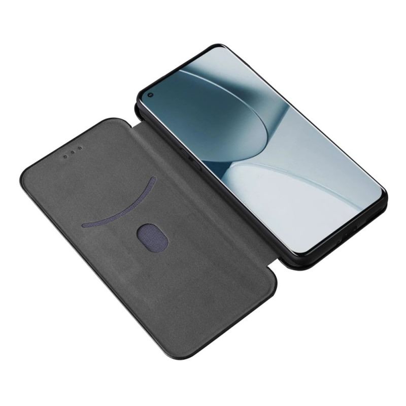 Capa De Celular Para OnePlus 10 Pro 5G Flip Fibra De Carbono