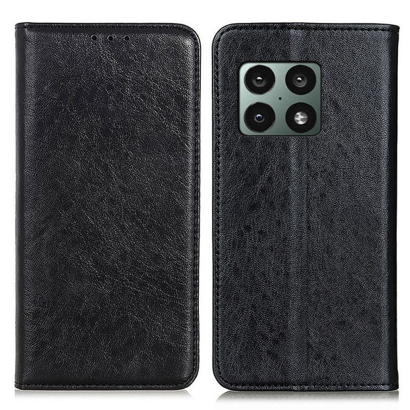 Capa De Celular Para OnePlus 10 Pro 5G Flip Textura De Couro