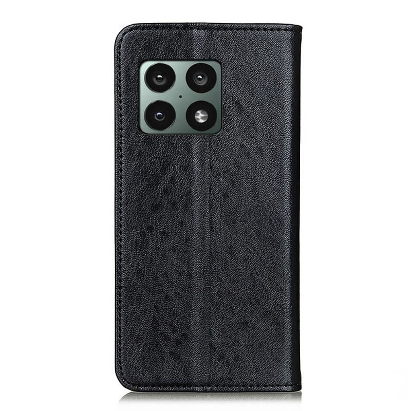 Capa De Celular Para OnePlus 10 Pro 5G Flip Textura De Couro