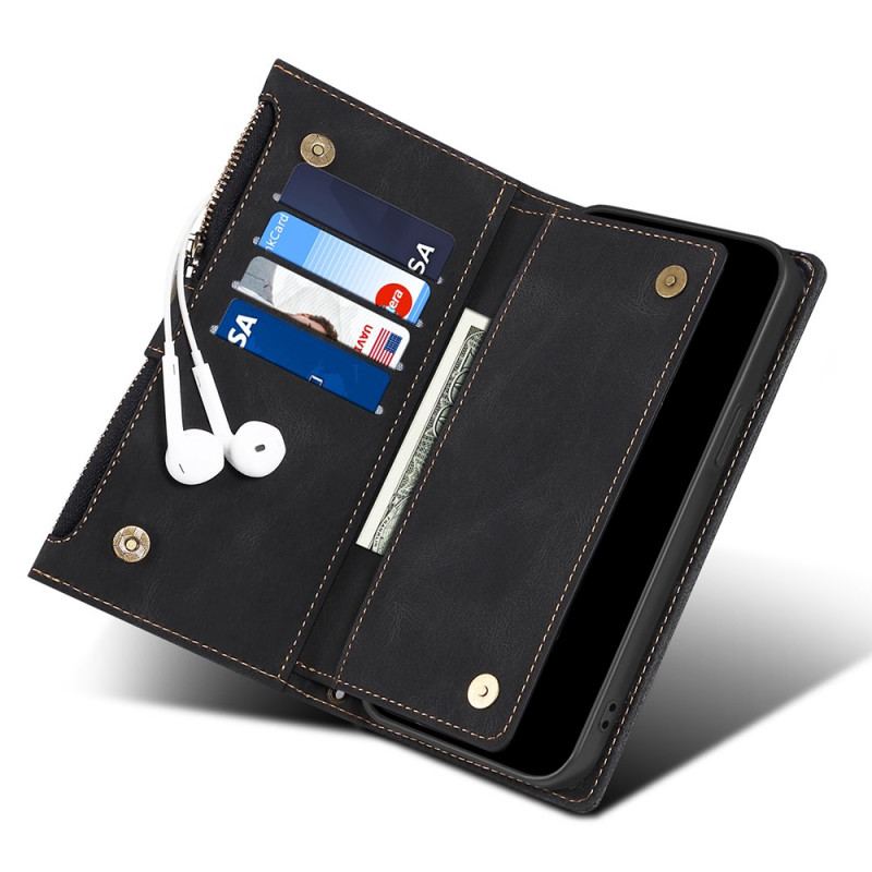 Capa Flip Para OnePlus 10 Pro 5G Carteira Multifuncional