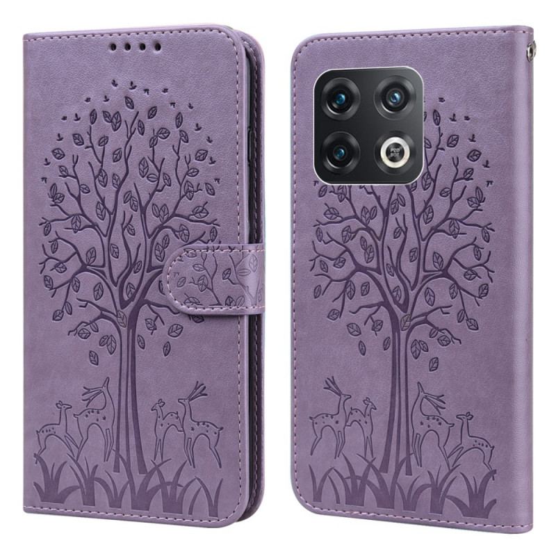 Capa Flip Para OnePlus 10 Pro 5G Cervo