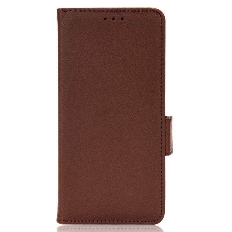 Capa Flip Para OnePlus 10 Pro 5G De Couro Flap Double Litchi Novas Cores