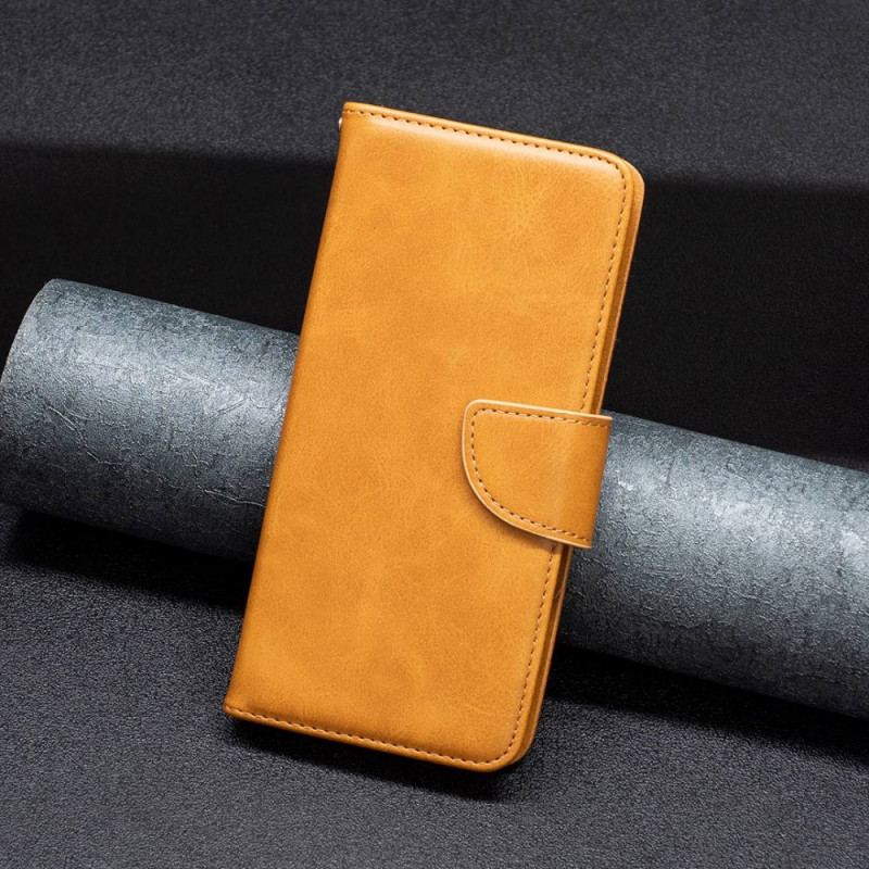 Capa Flip Para OnePlus 10 Pro 5G Couro Liso