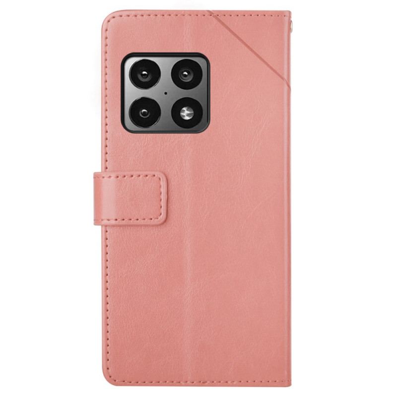 Capa Flip Para OnePlus 10 Pro 5G Estilo Couro Geo Y Design