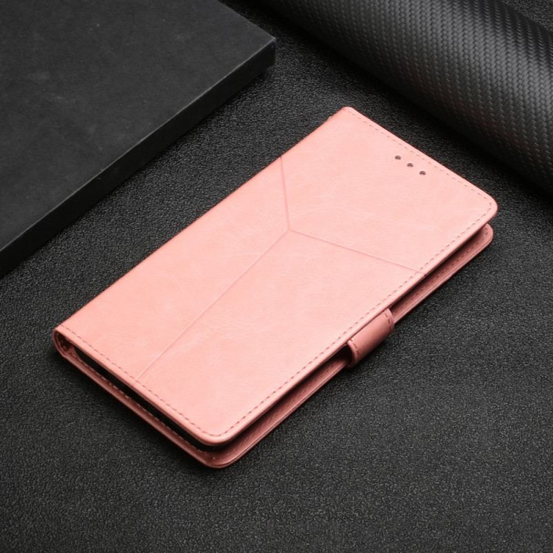 Capa Flip Para OnePlus 10 Pro 5G Estilo Couro Geo Y Design