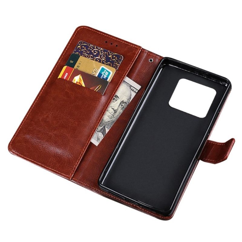 Capa Flip Para OnePlus 10 Pro 5G Estilo Couro Idewei