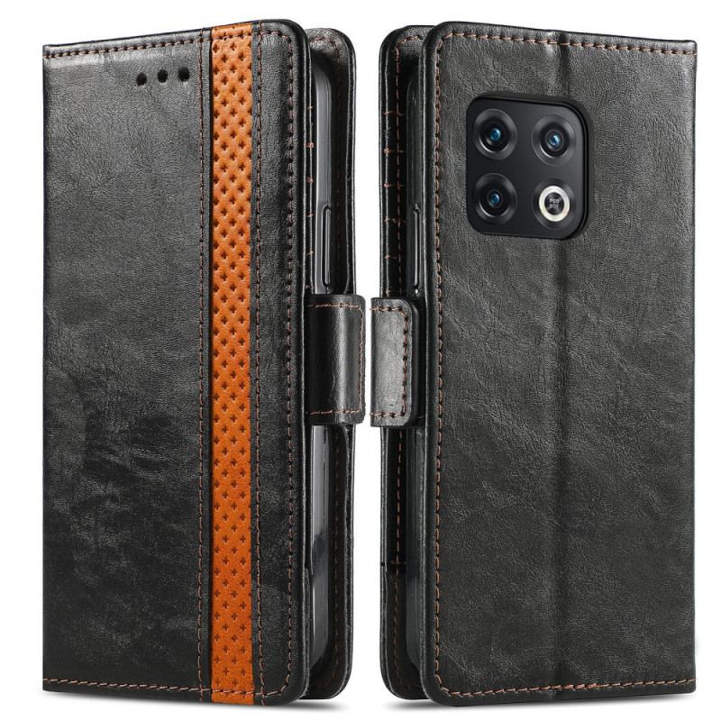 Capa Flip Para OnePlus 10 Pro 5G Estilo Retrô