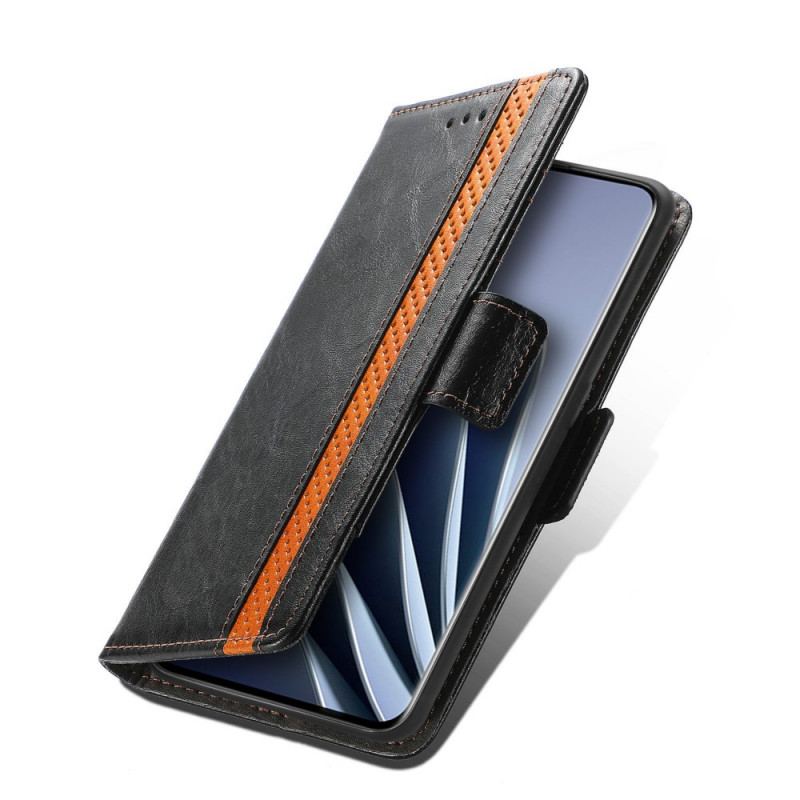 Capa Flip Para OnePlus 10 Pro 5G Estilo Retrô