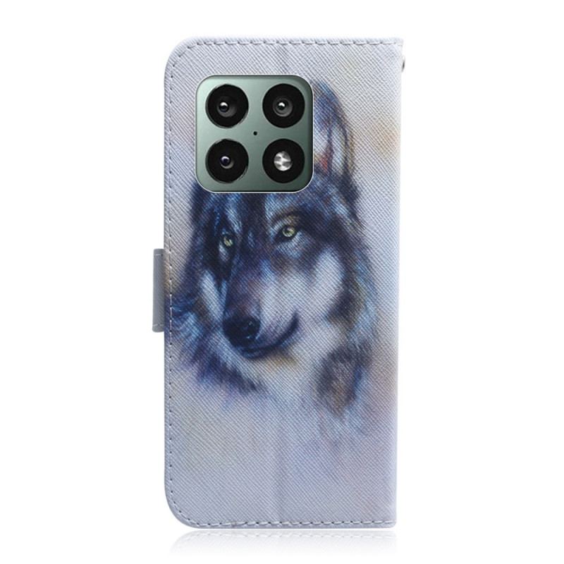 Capa Flip Para OnePlus 10 Pro 5G Olhar Canino