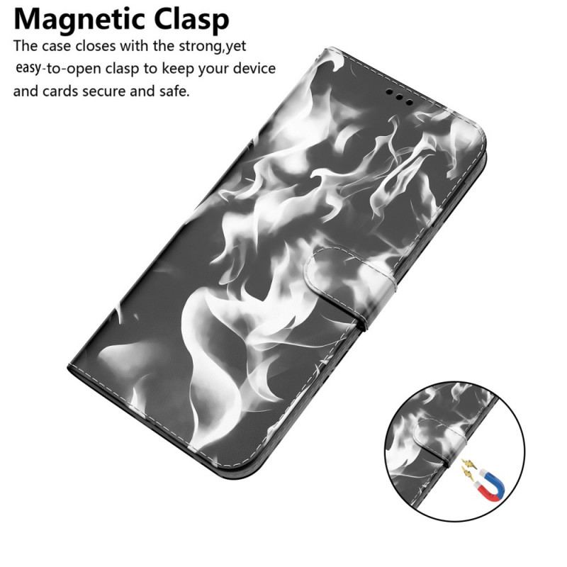 Capa Flip Para OnePlus 10 Pro 5G Padrão Abstrato