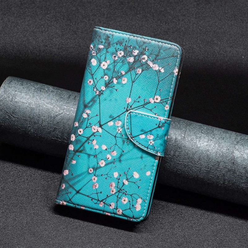 Capa Flip Para OnePlus 10 Pro 5G Ramos Floridos